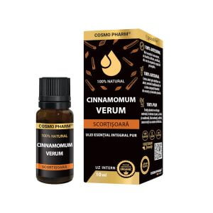 Ulei esential de SCORȚIȘOARĂ - <em>Cinnamomum verum</em>